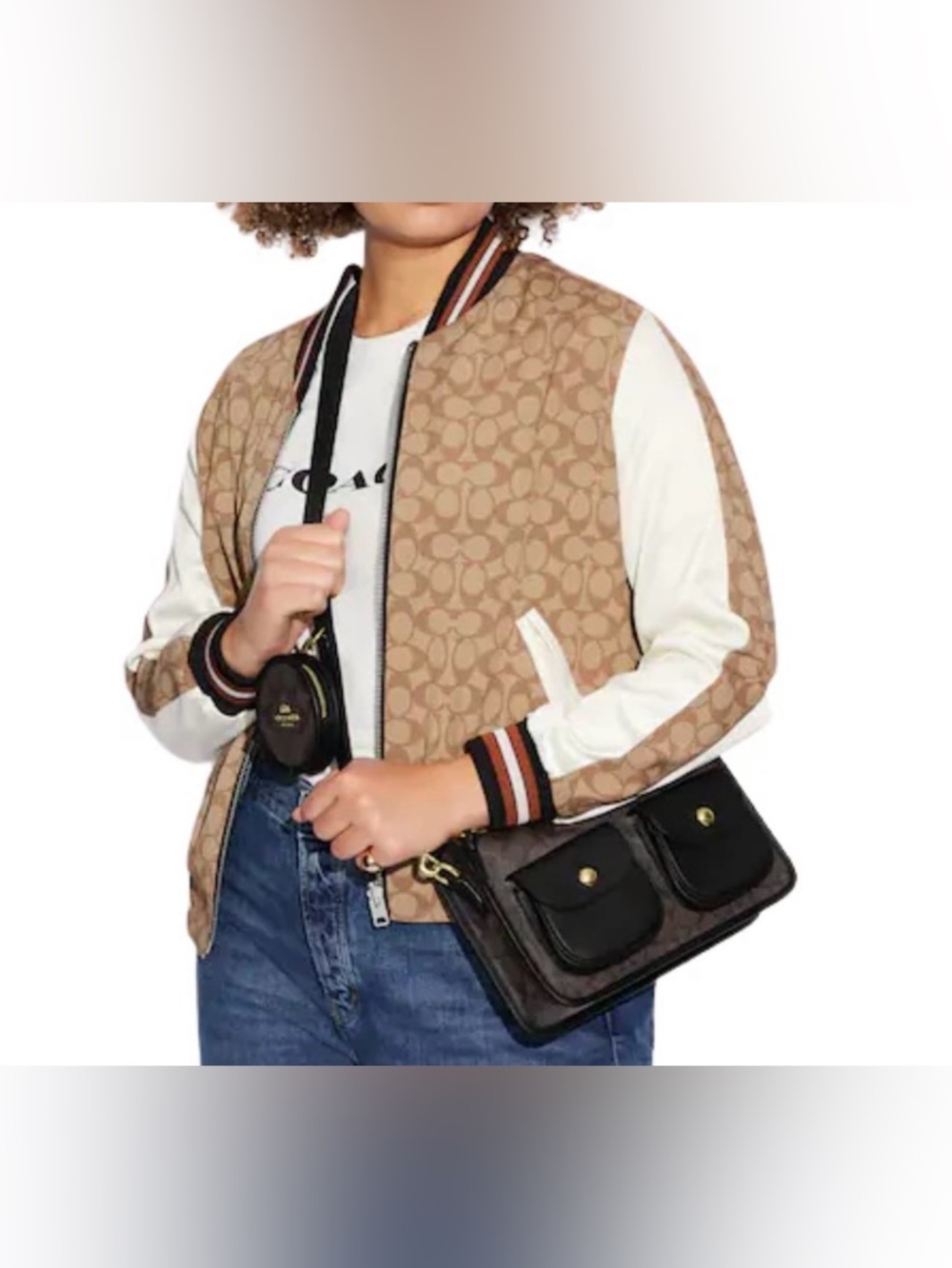 Coach
PENNIE CROSSBODY WITH COIN CASE IN SIGNATURE CANVAS nwot